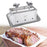 Stainless Steel Ham Meat Pressing Mold Box for Kitchen Tool Hamburger Making 1kg