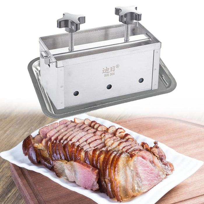 Stainless Steel Ham Meat Pressing Mold Box for Kitchen Tool Hamburger Making 1kg