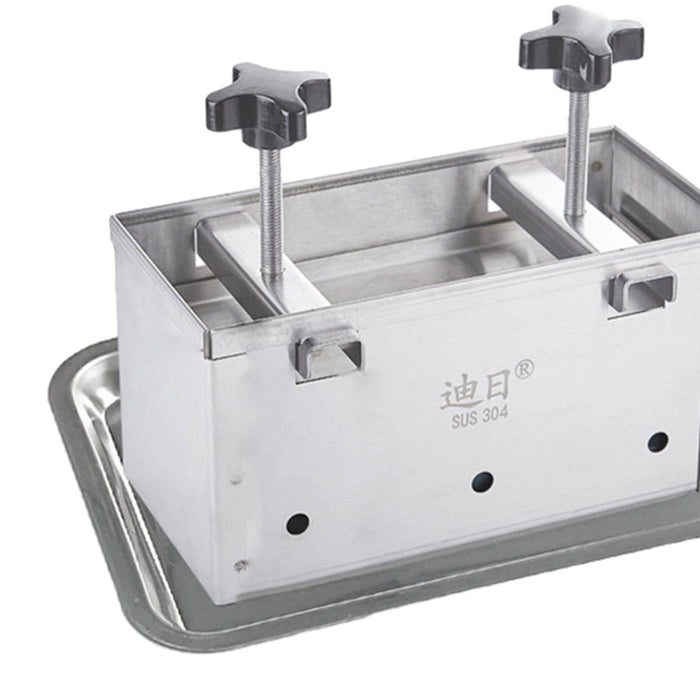 Stainless Steel Ham Meat Pressing Mold Box for Kitchen Tool Hamburger Making 2kg