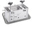 Stainless Steel Ham Meat Pressing Mold Box for Kitchen Tool Hamburger Making 2kg