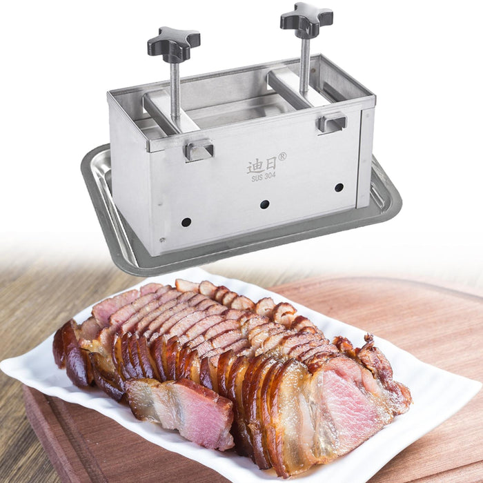 Stainless Steel Ham Meat Pressing Mold Box for Kitchen Tool Hamburger Making 2kg