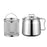 Stainless Steel Deep Fryer Pot Grease Keepers for Cooking Oils Storage Baking 1.5L