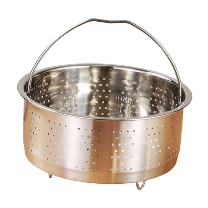 Veggie Steamer Basket Strainer Steamer Insert for Dumpling Dumplings Chicken 17.5x9.5cm