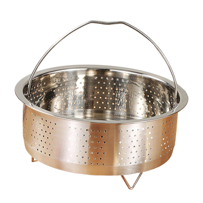 Veggie Steamer Basket Strainer Steamer Insert for Dumpling Dumplings Chicken 20x9.5cm