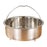 Veggie Steamer Basket Strainer Steamer Insert for Dumpling Dumplings Chicken 22x9.5cm