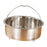 Veggie Steamer Basket Strainer Steamer Insert for Dumpling Dumplings Chicken 22x9.5cm