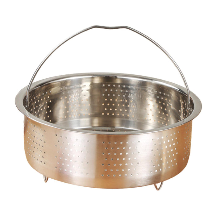 Veggie Steamer Basket Strainer Steamer Insert for Dumpling Dumplings Chicken 22x9.5cm