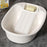 Washboard Basin Portable Non Slip Cleaning Basin for Pants Hand Wash Laundry White