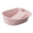 Washboard Basin Portable Non Slip Cleaning Basin for Pants Hand Wash Laundry Pink