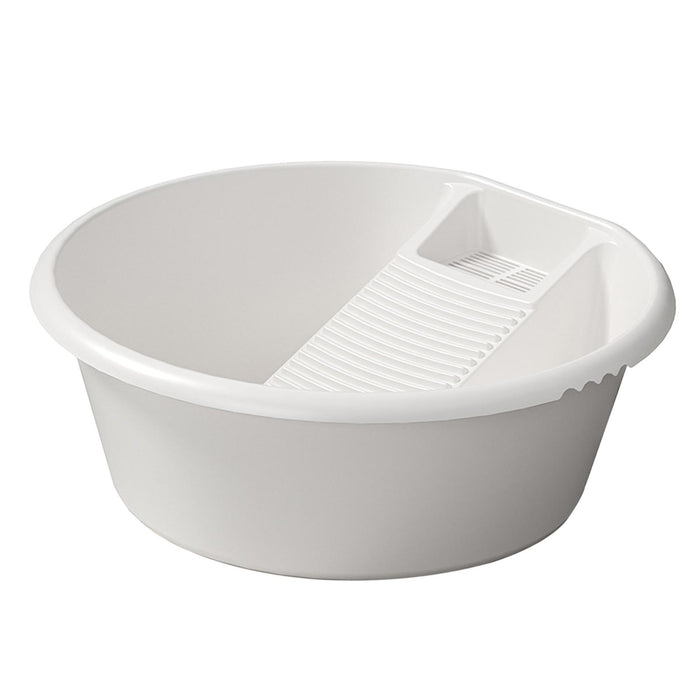 Washboard Basin Convenient Pp Cleaning Basin for Blouses Socks T Shirts White