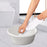 Washboard Basin Convenient Pp Cleaning Basin for Blouses Socks T Shirts White