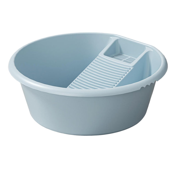 Washboard Basin Convenient Pp Cleaning Basin for Blouses Socks T Shirts Blue