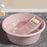 Washboard Basin Convenient Pp Cleaning Basin for Blouses Socks T Shirts Pink