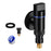 Washing Machine Tap 1/2in Faucet Angle Valve for Toilet Water Pipes Bathroom Black