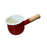 17oz Mini Sauce Pan with Wooden Handle for Heating Milk Melting Butter Coffee Red