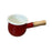 17oz Mini Sauce Pan with Wooden Handle for Heating Milk Melting Butter Coffee Red