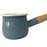 17oz Mini Sauce Pan with Wooden Handle for Heating Milk Melting Butter Coffee Light Blue