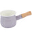 17oz Mini Sauce Pan with Wooden Handle for Heating Milk Melting Butter Coffee Light Violet