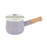 17oz Mini Sauce Pan with Wooden Handle for Heating Milk Melting Butter Coffee Light Violet