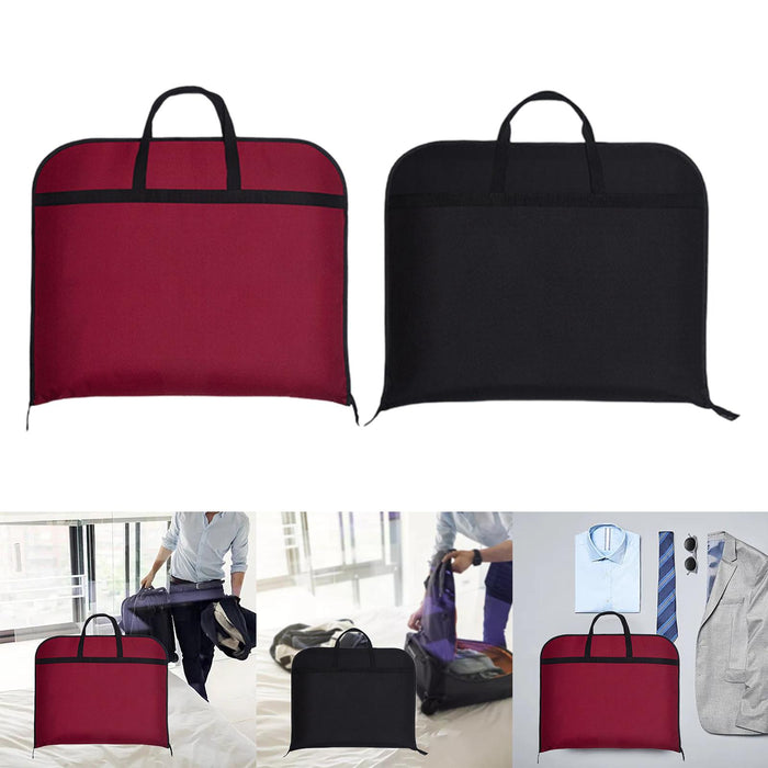 Suit Cover Clothes Cover Men Women Hanging Suit Bag for suits Coats Uniforms Red