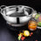 Stainless Steel Hot Pot Thickened Kitchen Cookware for Travel Picnic Camping 28cm with Divider