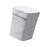 Trash Can Trash Bin Wastebasket Compost Bin for Laundry Room Entryway Garage M white