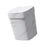 Trash Can Trash Bin Wastebasket Compost Bin for Laundry Room Entryway Garage M white