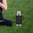 Large Insulated Water Bottle 1.2L Portable Beverage Tumbler for Driving Gift Black