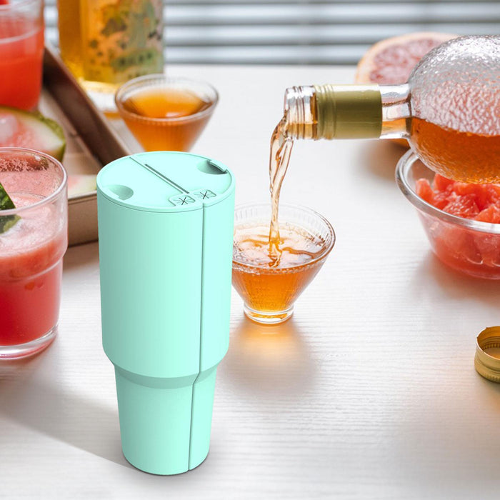 Drink Separator Silicone Cup Separator for 40oz Tumbler Office Holiday Event Cyan