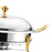 Crofta Stainless Steel Chafing Dish Buffet Set with Lid for Dinners Parties Wedding with handle