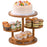 Wooden Dessert Stand Rustic Cupcake Display for Spice Jars Wedding Cosmetics Round hexagon