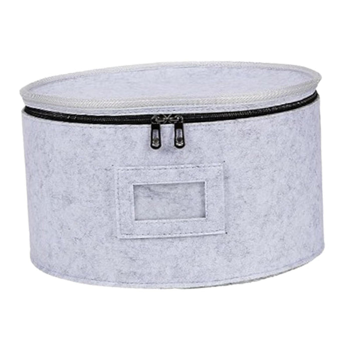 Stackable Moving Storage Box Thick Felt Plate Quilted Case for Mugs Tumblers 21.5cmx15.5cm