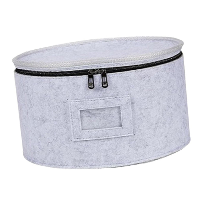 Stackable Moving Storage Box Thick Felt Plate Quilted Case for Mugs Tumblers 21.5cmx15.5cm