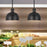 Crofta Food Warming Lamp Hanging Retractable Heat Lamp for Cafeteria Kitchen Buffet Black