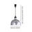 Crofta Food Warming Lamp Hanging Retractable Heat Lamp for Cafeteria Kitchen Buffet Argent