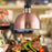 Crofta Food Warming Lamp Hanging Retractable Heat Lamp for Cafeteria Kitchen Buffet Bronze