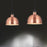 Crofta Food Warming Lamp Hanging Retractable Heat Lamp for Cafeteria Kitchen Buffet Rose Gold