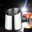 Ice Container Large Serving Bucket Cooling Bucket for Bar Restaurant Holiday Silver