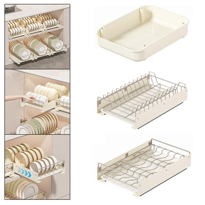 Under Cabinet Organizer Versatile Storage Box for Bathroom Restaurant Pantry Storage Box