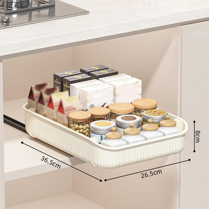 Under Cabinet Organizer Versatile Storage Box for Bathroom Restaurant Pantry Storage Box