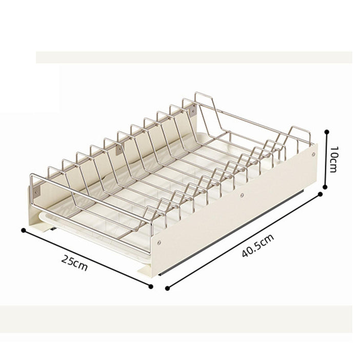 Under Cabinet Organizer Versatile Storage Box for Bathroom Restaurant Pantry Plate Rack