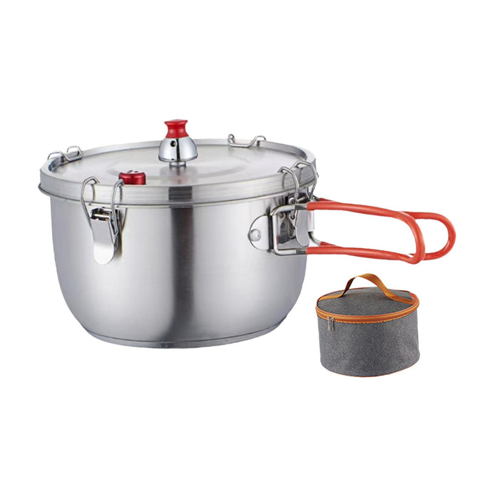 Stainless Steel Pressure Cooking Pot Fast Cooking for Restaurant Hotel Commercial Double handle