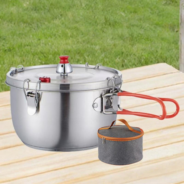 Stainless Steel Pressure Cooking Pot Fast Cooking for Restaurant Hotel Commercial Double handle