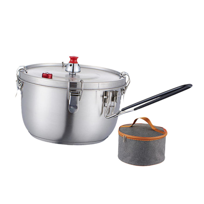 Stainless Steel Pressure Cooking Pot Fast Cooking for Restaurant Hotel Commercial Single handle