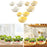 3 Pieces Vegetable Washing Basket Practical for Household Counter Restaurant White