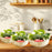 3 Pieces Vegetable Washing Basket Practical for Household Counter Restaurant Warm White