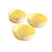 3 Pieces Vegetable Washing Basket Practical for Household Counter Restaurant Yellow