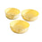 3 Pieces Vegetable Washing Basket Practical for Household Counter Restaurant Yellow