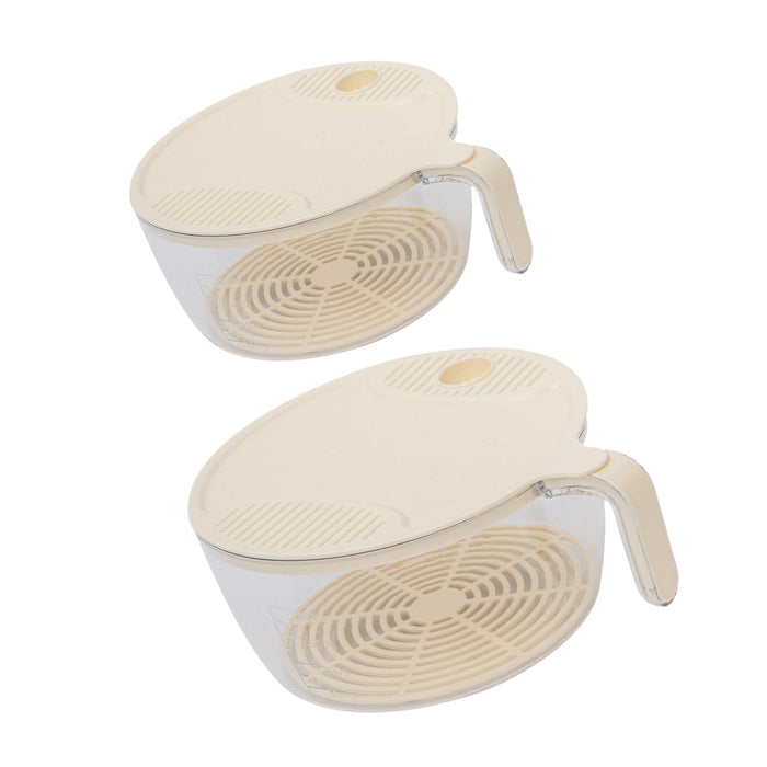 Food Storage Basket Decor Cleaning Drain Bowl for Restaurant Counter Buffet 14cmx8.5cm