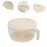 Food Storage Basket Decor Cleaning Drain Bowl for Restaurant Counter Buffet 14cmx8.5cm